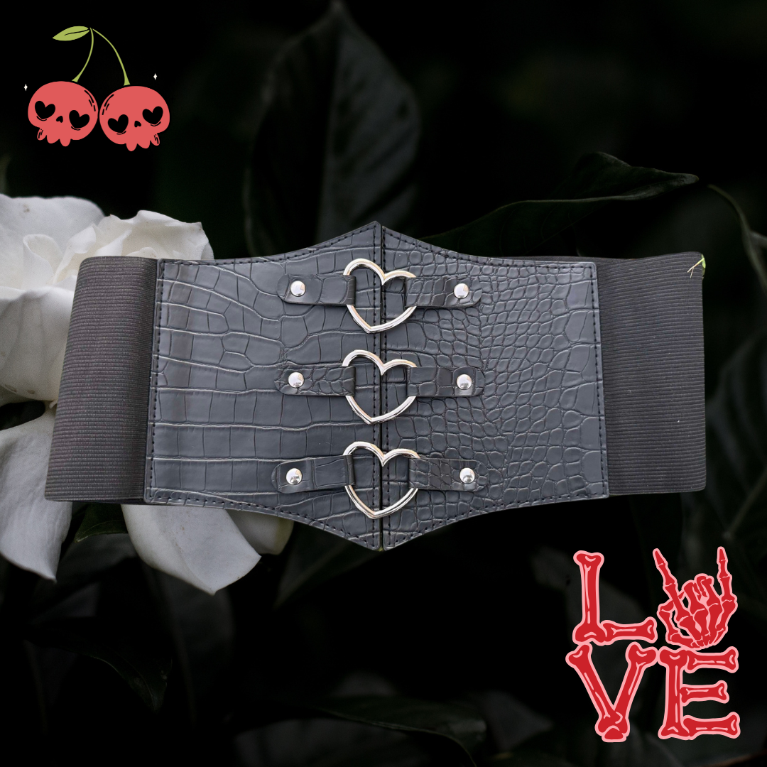OS Regular Corset Heart Kawaii Goth!