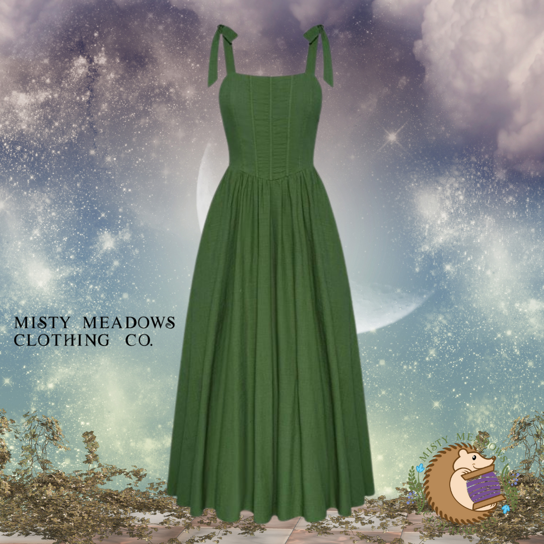Renaissance Faire Corset Dress! 100% COTTON! Misty Meadows Clothing Co. Renaissance Faire Corset Dress! 100% COTTON! Misty Meadows Clothing Co.