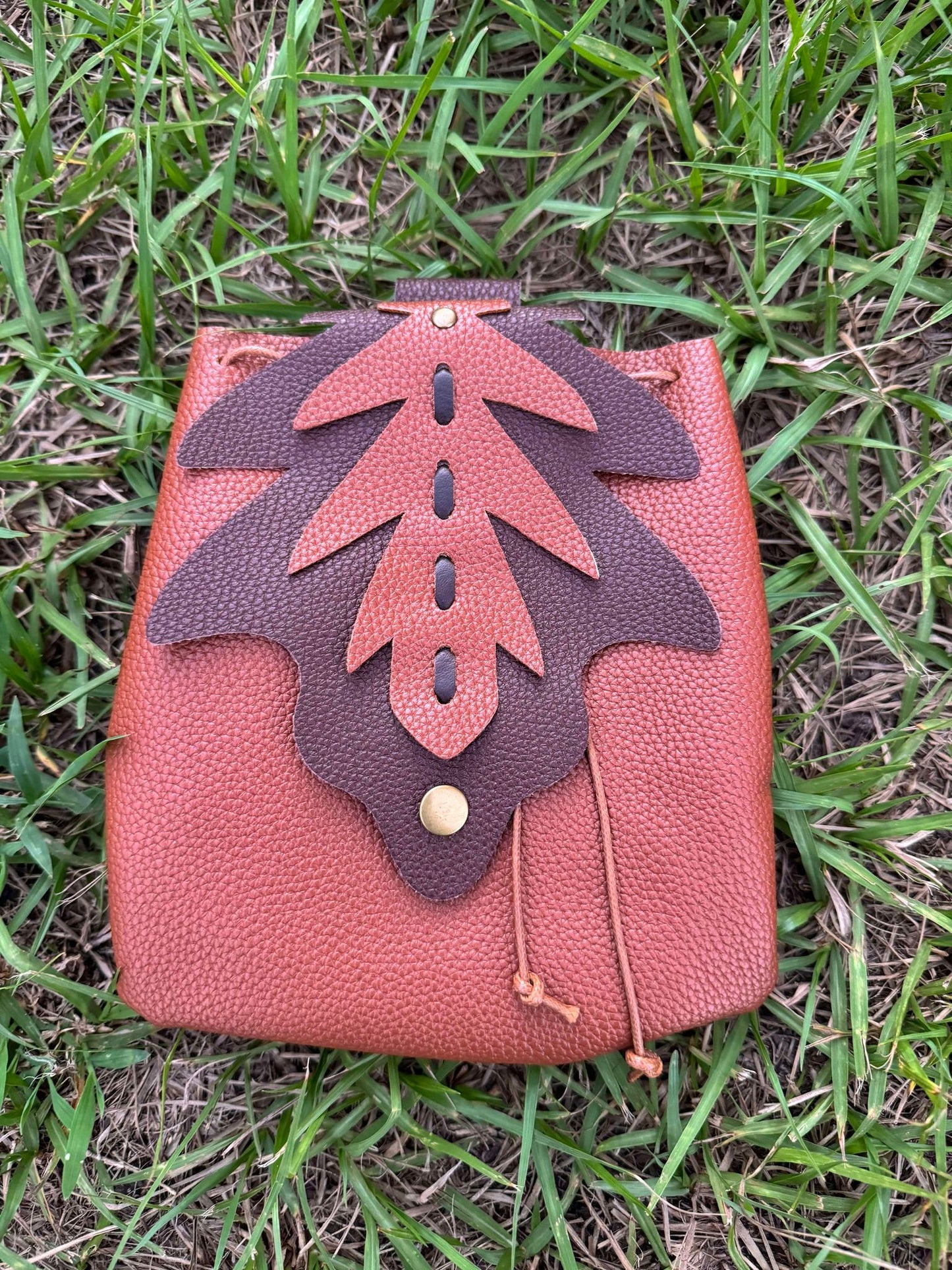 Fantasy Satchel Bag Leaf With Optional Strap!