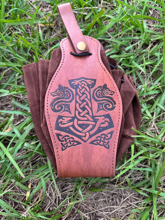 Fantasy Pouch Drawstring Suede!