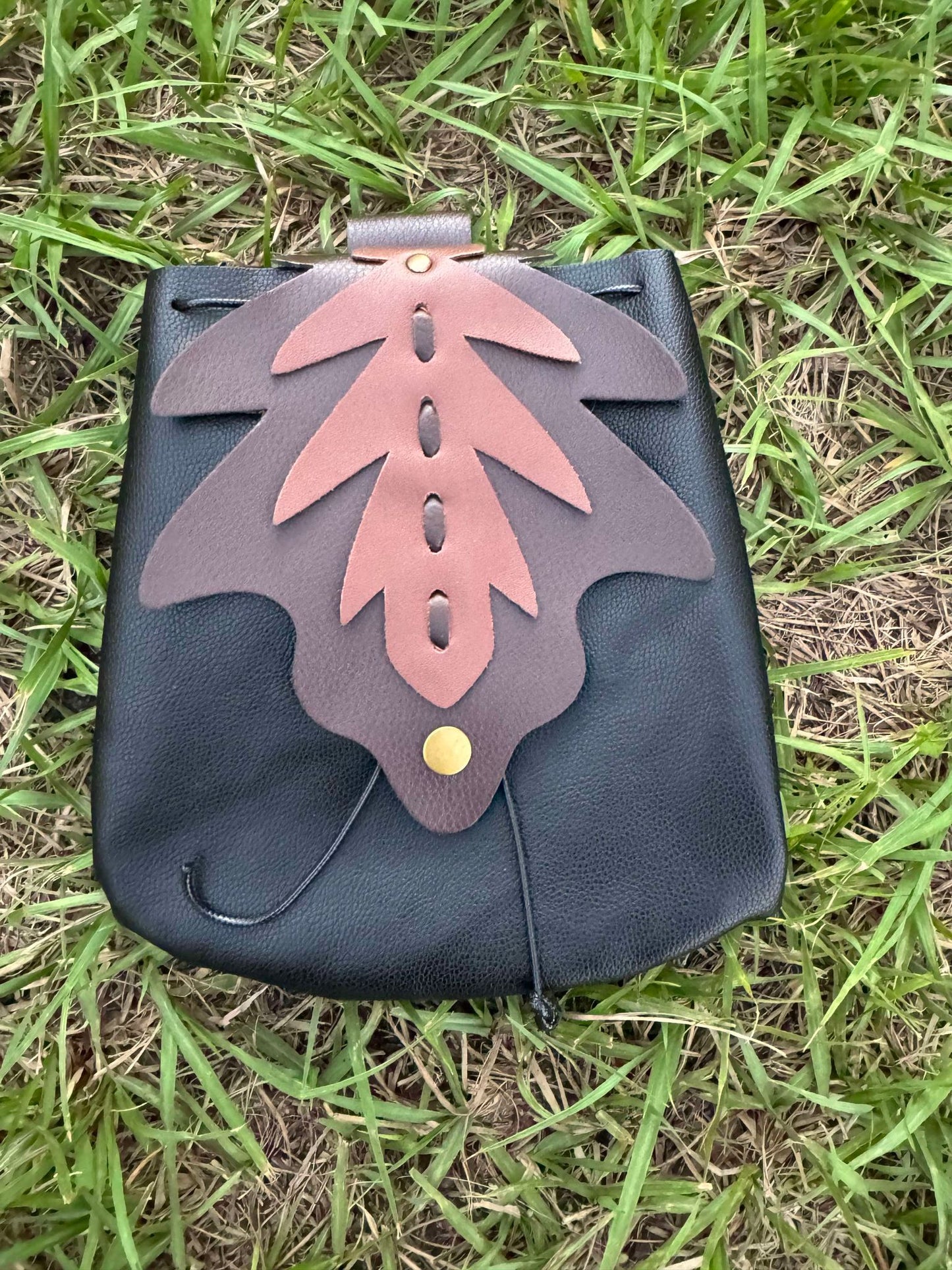 Fantasy Satchel Bag Leaf With Optional Strap!