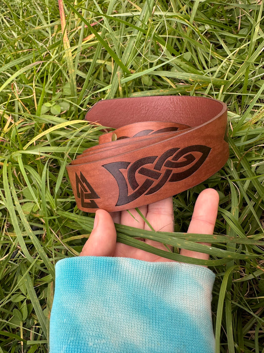 Faux Leather Belt! TAN